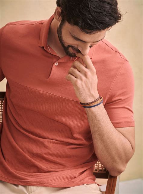 Andamen Coral Line Polo