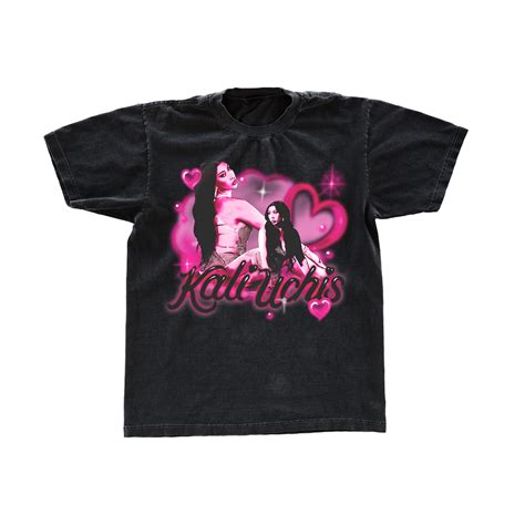 RMIV West Coast Tour Black Airbrush T-Shirt - Kali Uchis Official Store
