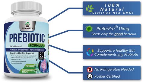 Buy Miyagi's Best PreBiotic Supplement with PreforPro Compliment Any ...