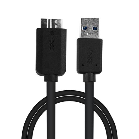 ALLOMN USB 3.0 Male A to Micro B Cable Cord Adapter Converter for ...