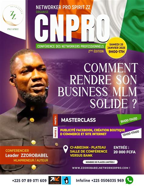 CONFÉRENCE DES NETWORKERS PROFESSIONNELS (CNPRO)2025 ABIDJAN ??, CRRAE ...