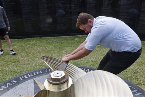 Image result for HMAS Perth Memorial Service