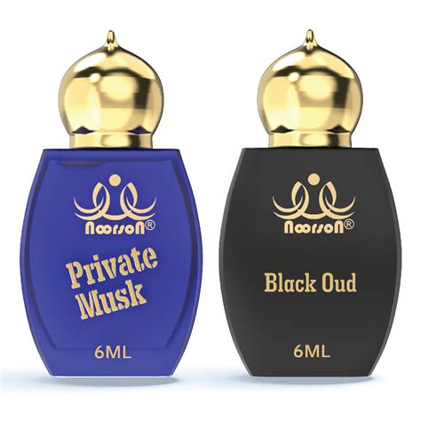 2 Pcs Attar Set – Private Musk And Black Oud 6ml Each – Noorson