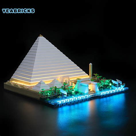 Buy YEABRICKS Led Light Kit for Legos 21058 Architecture Great Pyramid ...