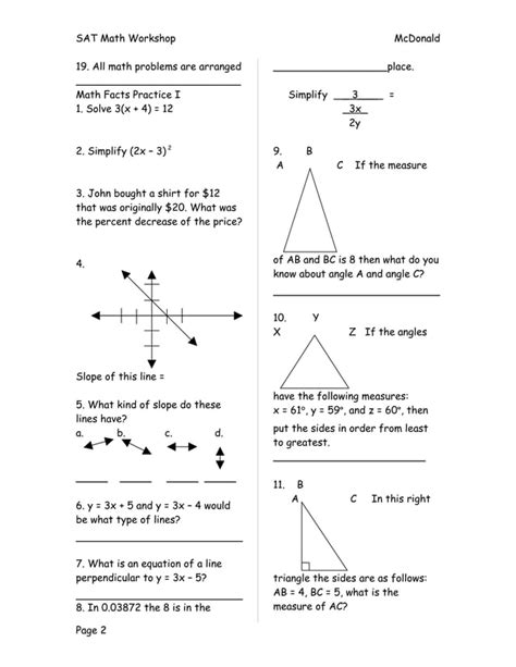 Image result for Sat Math Practice