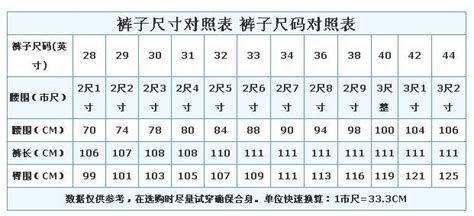 裤子的码数和腰围的精确换算-百度经验