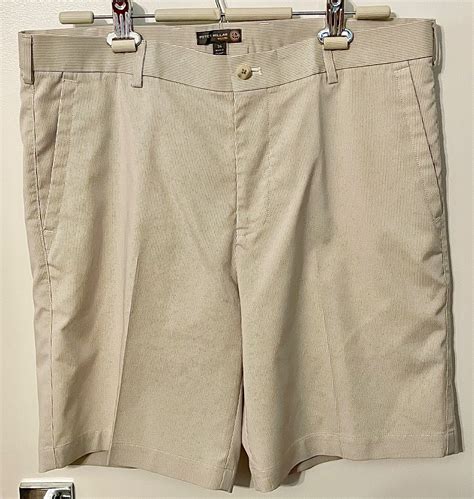 Size 34 Peter Millar Men's Pinstripe Golf Shorts. Anti-Perspiration ...