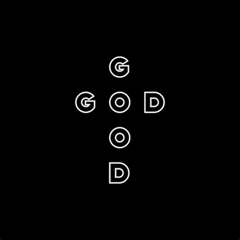 The god is good typography | Premium Vector