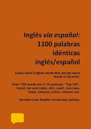 Inglés vía español: Quickly learn many of the over 1100 English words ...