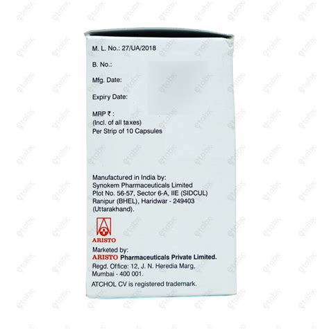 Atchol CV Capsule 10s – ETABX