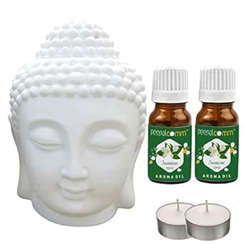 Premium Set of One Home Decorative Oil Burner Diffuser,T-Light Candle ...
