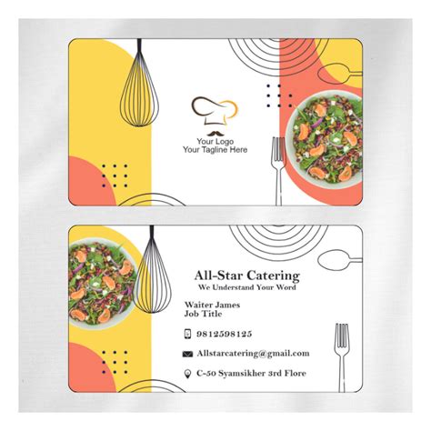 Catering Visiting Card Design 12