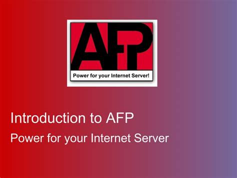 AFP Net Explained 的图像结果