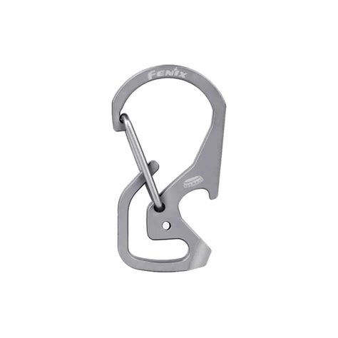 Fenix ALB-20 Multi-Purpose Snap Hook- TC4 Titanium Alloy, Compact Tool ...