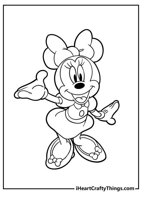 Minnie Mouse Coloring Sheet Printable