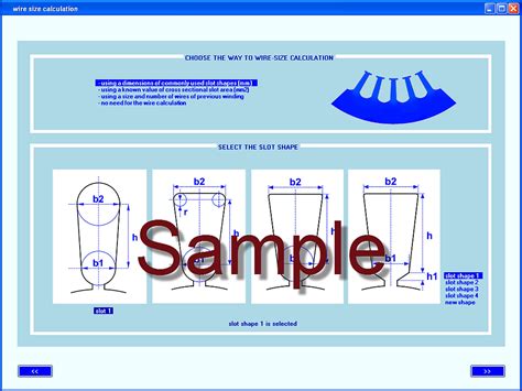 Transformer Core Calculation Software Working 的图像结果