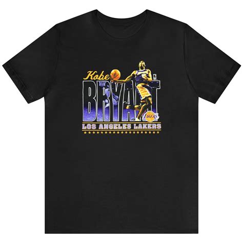 Rare Vintage Mitchell & Ness Los Angeles Lakers Kobe Bryant T-shirt ...
