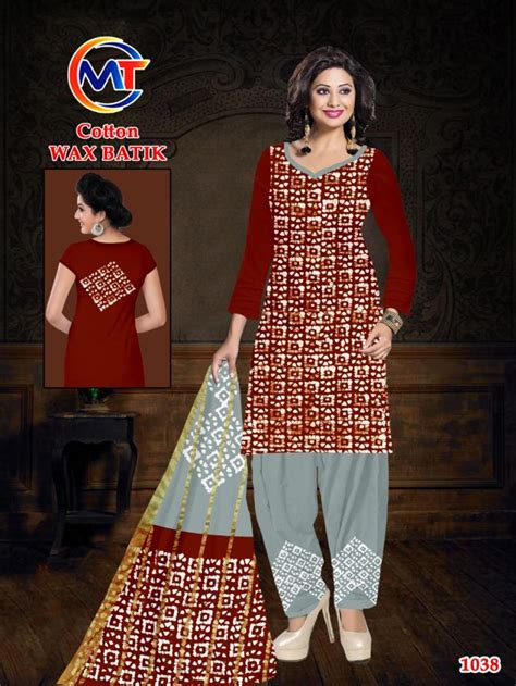 Mt Wax Batik Vol-2 Cotton Designer Exclusive Dress Material: Textilecatalog
