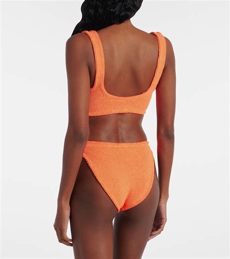 Xandra bikini in orange - Hunza G | Mytheresa