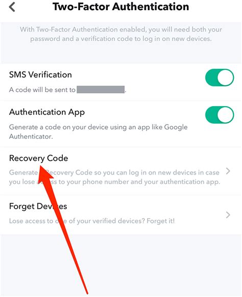 Snapchat Recovery Code 的图像结果