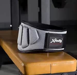 Buy Xfinity Fitness 6 Inches Gym Belt with Adjustable Buckle Hook Loop ...