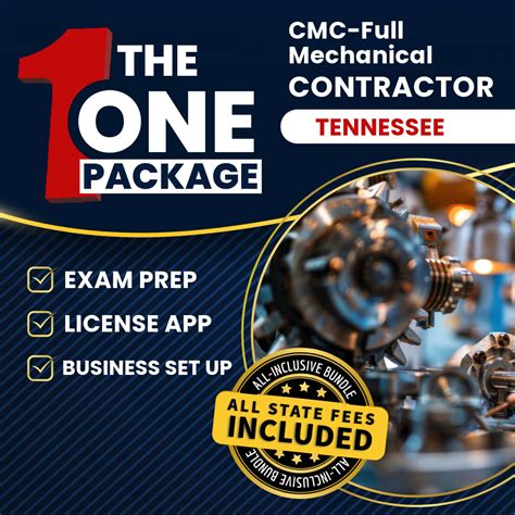 The 1 Package: All-Inclusive Tennessee CMC-Full Mechanical Contractor