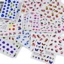 BORN PRETTY 50 Sheets Nail Stickers Mixed Designs Water Transfer Nail ...