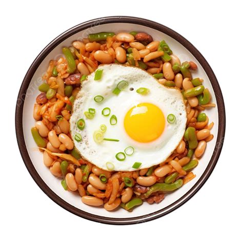 Stir Fried Beans With Eggs Isolated, Agriculture, Background, Bean PNG ...
