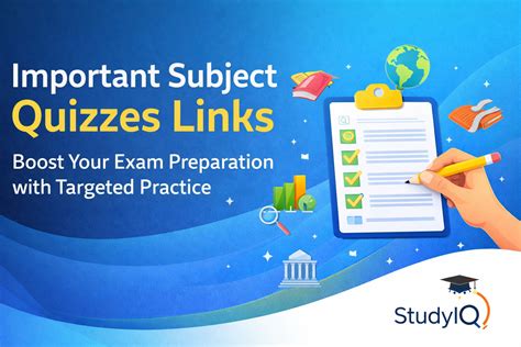 Important Subject Quizzes Links: Boost Your Exam Preparation with ...