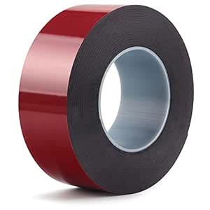 LLPT Double Sided Tape Black Acrylic Strong Mounting Tape 2 Inches x ...