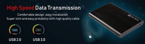 Live Tech 2.5 Inch SATA to USB 3.0 External Hard Drive Enclosure