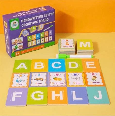 Hand Written Letter Cognitive Board - EKT3337 – Extrokids