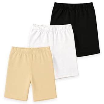 Kuchipoo Girls 100% Cotton Cycling Shorts | Soft & Stretchable Inner ...