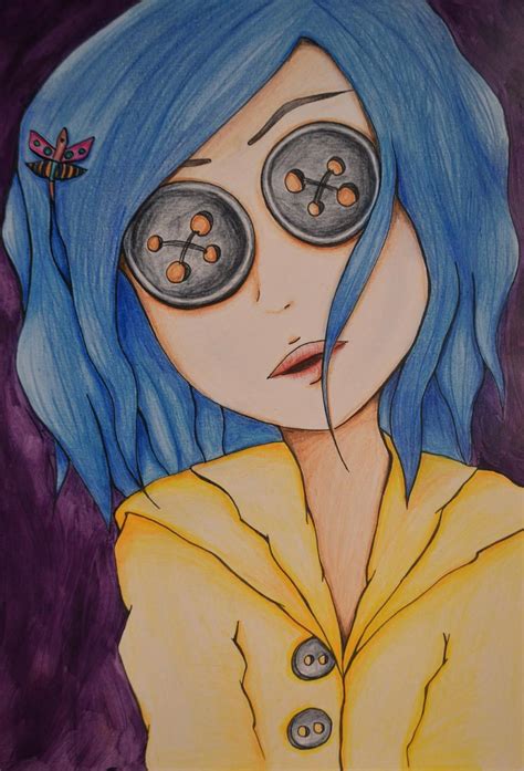 Coraline by xLifeIsArt on DeviantArt in 2020 | Coraline art, Coraline ...