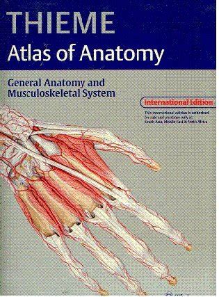 Thieme Atals Of Anatomy General Anatomy & Musculoskeletal System ...