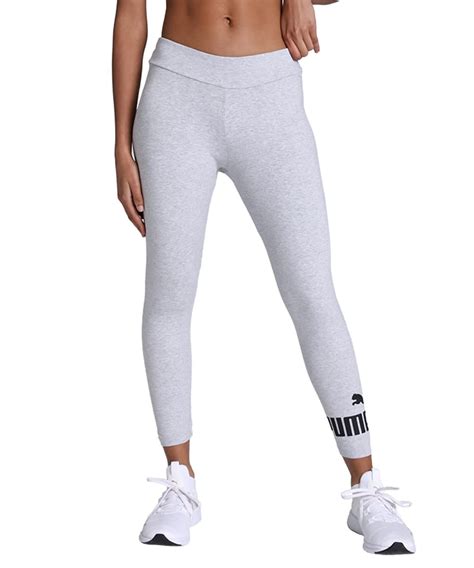 Puma Women's Skinny Leggings (67781304_Light Gray Heather_S) : Amazon ...