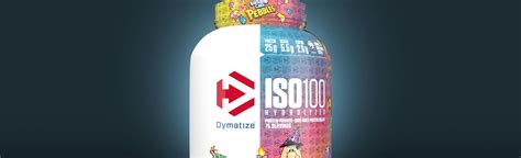 Dymatize | Buy ISO100 Pebbles Birthday Cake Protein Powder.