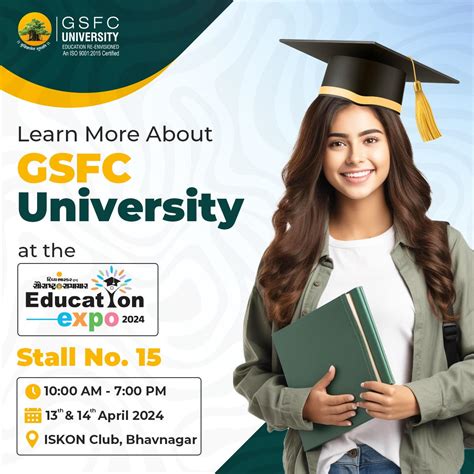Divya Bhaskar Education Expo - Bhavnagar | GSFC University, Vadodara