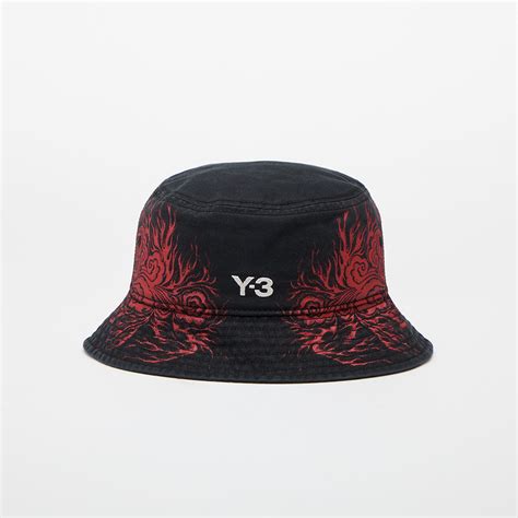 Bucket hats Y-3 JFA Bucket Hat Black (JE0130) | Footshop