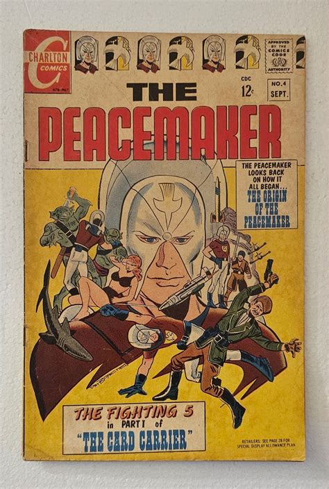 The Peacemaker #4 - Sept. 1967 - ORIGIN TOLD - Pat Boyette - PLUS A FREEBIE (#3) for Sale ...