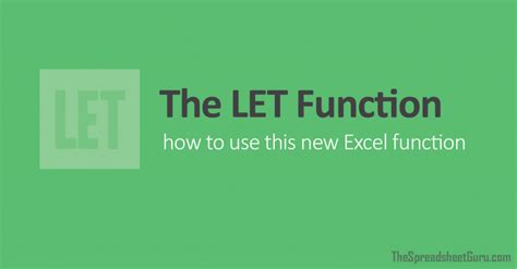 Image result for Let Function