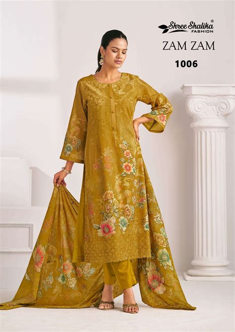 Shree Salika Zam Zam Pure Cotton Pakistani Suit Wholesale Surat ...