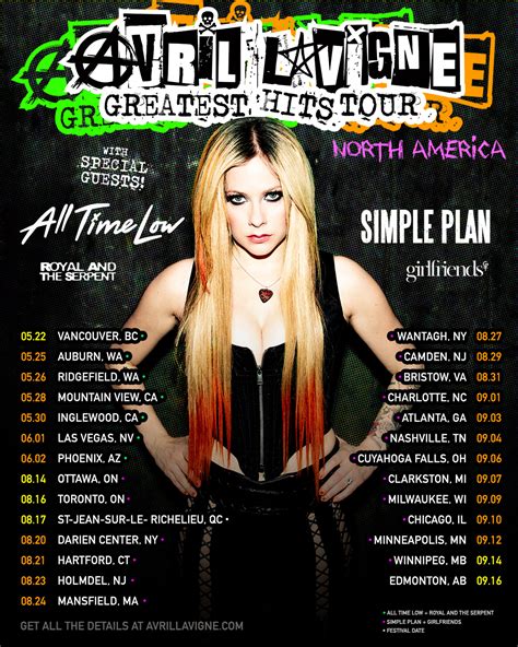 Avril Lavigne Announces 2024 Greatest Hits Tour