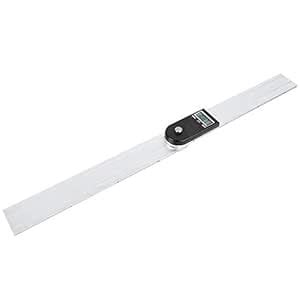 2 In 1 Digital Protractor, 12 inch Accurate Magnetic Aluminum Alloy ...
