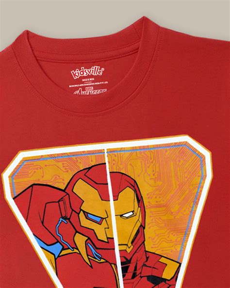 Iron Man Printed Tshirt For Boys – Kidsville