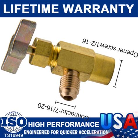 Buy R134a Refrigerant Freon HVAC A/C Can Tap 1/2 ACME Tapper Dispensing ...