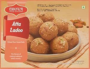 Bikaji Navratan Atta Ladoo 500g| Traditional Indian Sweet Made with ...