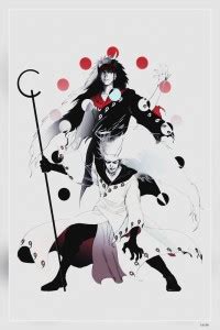 Naruto Shippuuden Uchiha Madara Selective Coloring Fan Art Matte Finish ...