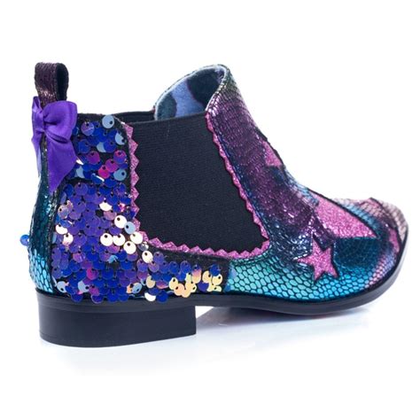 IRREGULAR CHOICE Starlight Empress Retro Rainbow Boots