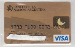 银行卡: Bna (Banco de la Nación Argentina, 阿根廷Col:AR-VI-0093